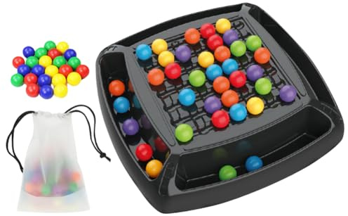 GETBSTOOP Rainbow Ball Elimination Brettspiel, Puzzle Magic Chess Board Rainbow Ball Elimination Game, pädagogisches interaktives Matching-Spielspielzeug for Kinder und Eltern