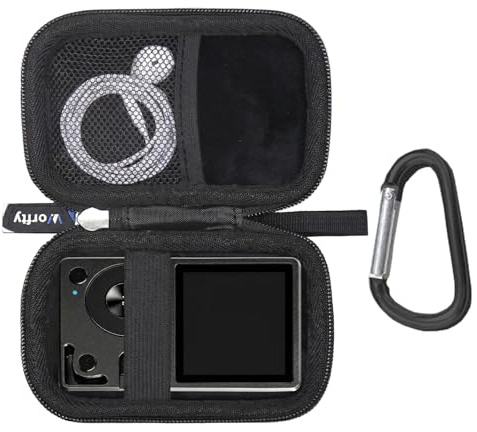 Carrying Case for HiFi Walker H2/ SnowSky/FiiO Echo MINI/Surfans F20/ MECHEN M30 HiFi MP3 Music Player(Case Only) (Black)