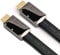 ULTRICS 4K HDMI Cable 3M, Ultra High Speed 18Gbps Long HDMI Cable, UHD 2160P Flat HDMI to HDMI Cables Wire Supports 3D and ARC, for TV PC Monitor Laptop PS4 PS5 Xbox