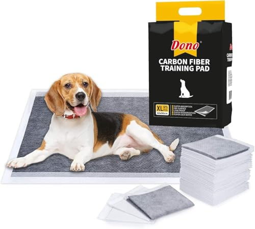 Dono Pet Puppy Training Pads - 40 Pcs,Carbon Puppy Pee Wee Toilet Trainer Pads Super Absorbent Deodorizing Heavy Duty Dog Pet Pads L