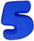 MATANA - 10 Large Premium Silicone Number Non-Stick Birthday Number Cake Moulds - BPA Free (5)