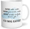 OWLBOOK® Ich mag Kaffee Tasse mit Spruch Geschenke Geschenkideen für Liebhaber zum Geburtstag Keramik 300 ml