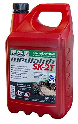 KETTLITZ 5 Liter Medialub SK-2T Alkylatbenzin für 2 Takt, Zweitaktmotoren, KWF Geprüft