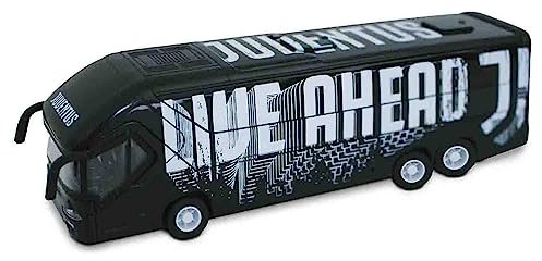 Mondo Motors – Pullman Juventus F.C. Modell-Spielzeug-Bus mit Rückzugkupplung – Farbe Weiß Schwarz – 51212