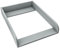 regalik Wickelaufsatz für Malm von IKEA, Wickeltischaufsatz für 48 cm Kommoden, Abnehmbar Wickelkommode aufsatz, Abgerundeten Frontplatten, Grau, 72cm x 54cm