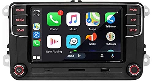 SCUMAXCON Autoradio RCD330 RCD360 PRO2 Carplay Androidauto Bluetooth USB 6.5 Radio Funktionen OPS für VW Golf 5 6 MK5 MK6 Polo Passat B6 B7 CC Caddy (Rückfahrkamera deaktiviert)