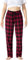 AIRIKE Femmes Pantalons Longs Coton Doux Bas de Pyjama Chaud Vêtements de Nuit à Carreaux No.3758 L