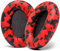 WC Wicked Cushions Extra Thick Replacement Earpads Compatible with Sony WH-1000XM3 Headphones - Red Camo