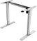iMount E21S Elektrischer Stehpult/Ergonomischer Höhenverstellbarer Sitz-Steh-Arbeitsplatz (nur Gestell) Silber