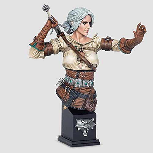 PANGCHENG 130mm Resin Model Büste GK Ciri Character Bust Unmontierter und unbemalter Bausatz