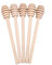 EDDWIIN Honey Dripper Stick-24Pcs Palo de madera para goteros de miel, pequeño palillo agitador de cucharas de miel para tarro de miel Dispensación de miel(16cm)