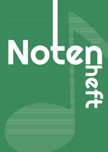 Notenheft: DIN A4 - 100 Seiten, große Lineatur, Für Anfänger und Fortgeschrittene geeignet: Das Notenheft A4 in perfekter Größe für Schule, Musiker, Komponisten aber auch Alle, die es werden wollen