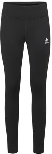 Odlo Sport Leggings Damen Essential Warm I Laufhose Damen Lang Winter I Lauftight Lange Laufhose I Damen