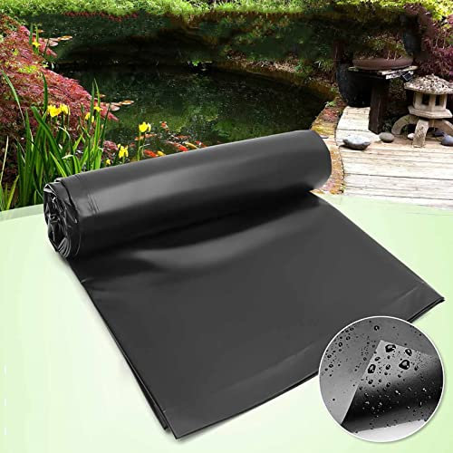 Liner Flexibles para Estanques, Lámina de HDPE para Estanque, Revestimiento Negro para Jardín, Piscina, Pond Liner (Size : 1.5x3m/5x10ft)