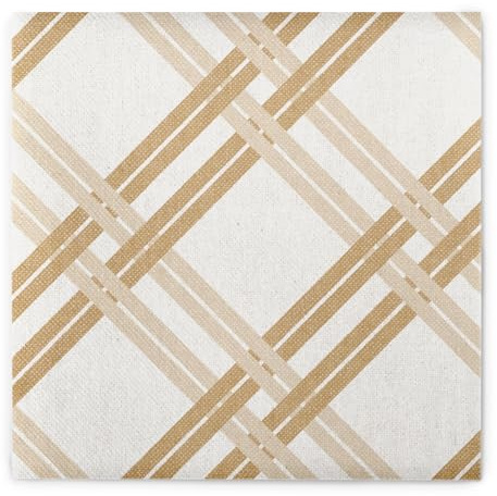 Mank Airlaid-Servietten 40 x 40 cm perfekt für Gastronomie und Feiern stoffähnlich und saugstark 50 Stück Fabio (Naturbraun)