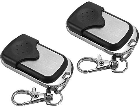 LEOFLA 2 X Telecomandi Universali Per Cancello Automatico Frequenza 433,92 Mhz Codice Fisso