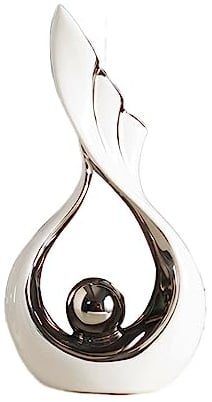 Tauzveok Skulpturen, Silber deko Wohnzimmer Modern Statue, Für Wohnzimmer Flur Schlafzimmer Desktop Decor Geschenk