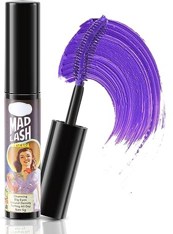 Boobeen Mascara Colorato Volume e Lunghezza, Mascara Ciglia Impermeabile con Pennello, Crea Trucco Ciglia Naturale 3D, Senza Sbavature