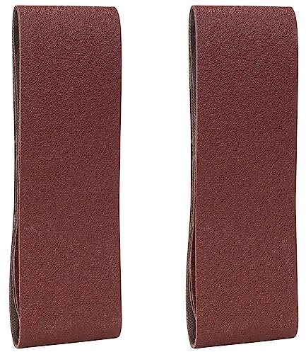 Bosch Professional 3 pcs. Sanding Belt Set Best for Wood and Paint (Grit 60/80/100, 60 x 400 mm, X440, Accessories for Belt Sanders) (Pack of 2)