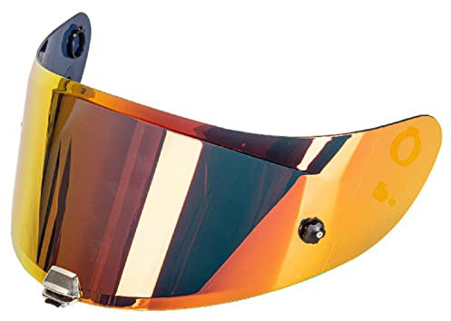 QISUO Windschutz-Helmlinse, Motorradhelm Visier Windschild Helmlinse Ersatz für HJC-2 RPHA11 RPHA70 Helm