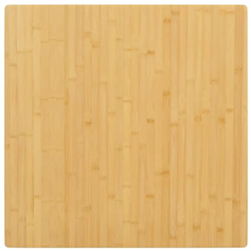vidaXL Tischplatte 70x70x2,5 cm Bambus