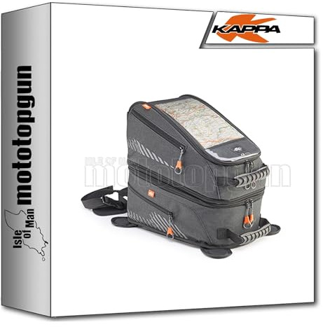 kappa tankrucksack metallicos ah201 20-40 lt mototopgun