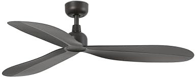 Faro PALMA Ventilatore da soffitto CC marrone medio con motore CC IP44 a 6 velocità