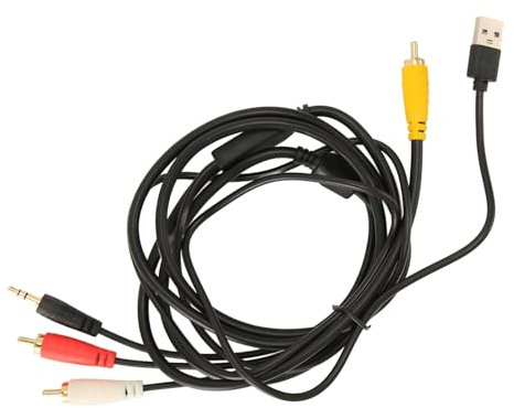 Cavo Analogico Digitale Coassiale USB, Cavo Ausiliario Digitale da Coassiale Ad Analogico da 3,5 Mm Anti Interferenza Ad Alta fedeltà per TV Lettore DVD
