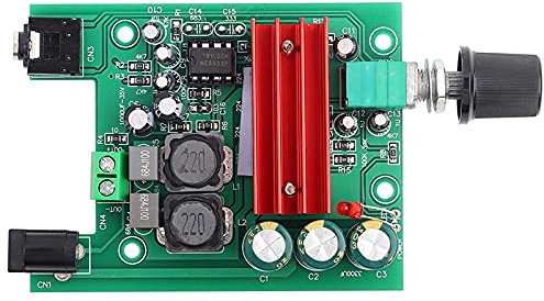 veorly Power Amplifier Board High-Sensitivity Mono TPA3116 Subwoofer Amplifier Module with NE5532 OPAMP