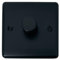 Matt Black LED Dimmer Switch (1 Gang/120W) - BMB15