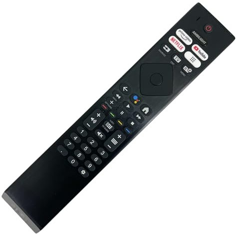 Genuine Replacement for Philips Ambilight Voice 996592303243 Remote Control - Compatible with Philips Models 42OLED808/12 50PUS8808/62 55PUS8808/62 65PUS8808/62 Smart LED TV