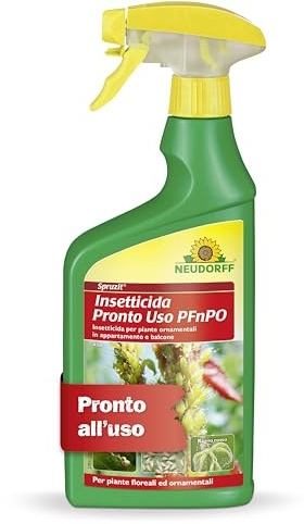 Neudorff Spruzit Insetticida Pronto Uso PFnPO – Combatte parassiti come mosche bianche, cocciniglie a scudo, cocciniglie cotonose e tripidi, 750 ml