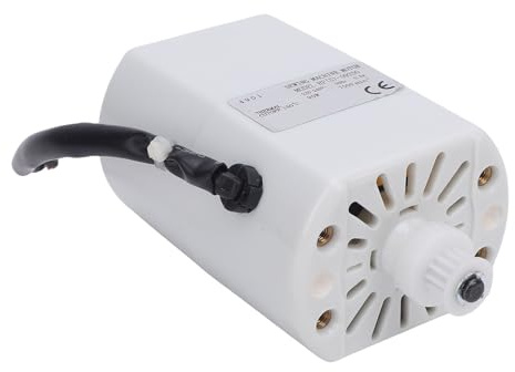 Nähmaschine Motor, 50Hz 90W 5500 U/min Nähmaschine Elektromotor Ersatz für Haus Nähmaschinen für Gerade Kurven Nähende Nähen (weiß)
