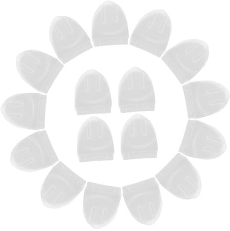 Milisten 20 Stück Balusterkappen Landschaftseinfassungen Hecken Gartentor Bulletinpfosten Garteneinfassung Zaungitter Dekorativer Zaun Lattenzaun Einfassung Pflasterstein