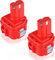 ZEERISA 1220 12V 4.8Ah Ni-Mh Battery Replacement for Makita 12V Battery PA12 1222 1233S 1233SA 1233SB 1233 1234 1235 1235F 192696-2 6213d 6217d 6227d Compatible with Makita 12V Tools 2 Pack