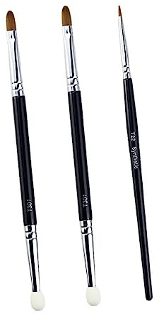IWOWHERO Essence Concealer Pinsel Für Gesicht Make-up Mit Doppelkopf Schwamm Pinsel Für Augenringe Abdecken Und Kreative Eyeliner Applikation Für Reise-make-up