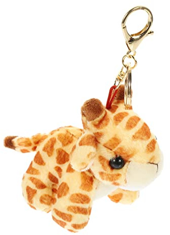 Milisten Porte-clés En Peluche Girafe Peluches Pour Paquet Décoratif Accessoire Garçon Et Filles Taille Unique Pendentif Animal En Peluche Douce Décoration Paquet à Dos Présent Original