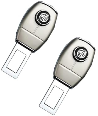 JsjjQf 2 Pezzi Prolunga Cintura Sicurezza Auto per MG Pilot TF Xpower SV ZR ZS ZT One,Fibbia della Cintura Fermo Disattivazione dell'Allarme Cintura di Sicurezza