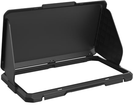 Holicfun Faltbare Sonnenblende für Lowrance Eagle Eye 9 & Eagle 9 Fish Finder - ABS Schutzscheibe Blendschutz Wetterschutz Schattenabdeckung Schwarz