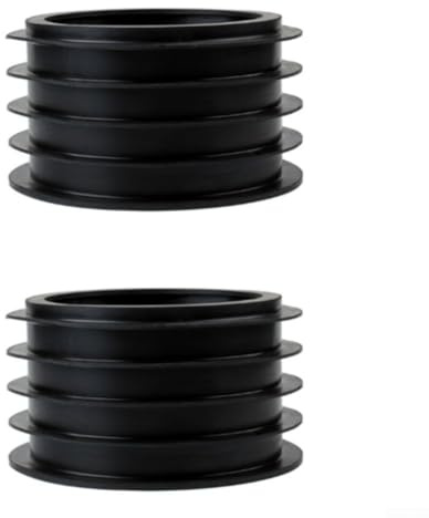 Besttoolifes Rubber Sewage Pipe Sealing Ring, 90Mm To 110Mm Drain Adapter, Leak-Proof For Toilet And Water Tank, 2 Pack