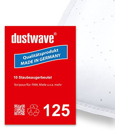 dustwave® - 10 sacchetti per aspirapolvere compatibili con aspirapolvere Miele S192 (dal 2011)