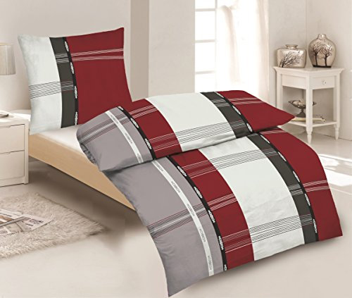 Dresscode 2tlg Bettwäsche Set Microfaser Übergröße 155 x 220 cm + 80 cm x 80 cm NEU
