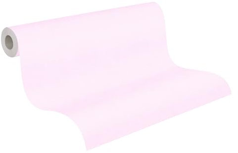 Papier Peint Uni Little Stars Papier peint intissé 10.05 m x 0.53 m Rosé Fabriqué en Allemagne par Livingwalls 355666 35566-6