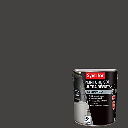 Syntilor - Peinture Sol Ultra Résistante Asphalte Satiné 2,5L