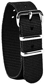 ertt EasyRead time teacher WS-BK Uhrenarmband, schwarz (weitere Farben erhältlich)