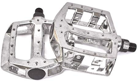 KHE CLATCH BMX Pedale 7005 Aluminium Silber Chrom 1/2 Zoll nur 380g