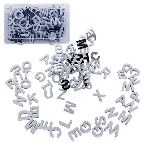 JYCRA Magnetic Letters,124Pcs Foam Alphabet Refrigerator Magnets Best Educational Toy for Preschool Learning,Spelling (White)