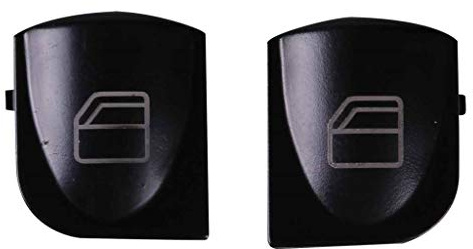 ESC Auto Parts EDP83FBA 2 Pieces Window Switch Button Cover Front Left Door (Driver Side) for M.e.r.c.e.d.es C Series W203 W209