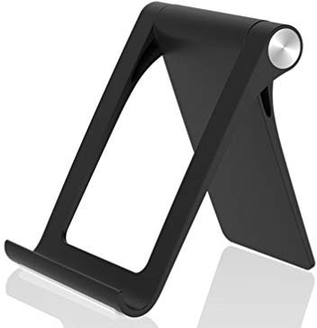 ZKHD Téléphone Portable Support, Support Tablette pour Bureau, Voiture, Lit, Maison Et en Vol De L'avion Accessoires Voyage Gadgets Voyage Universa,Noir
