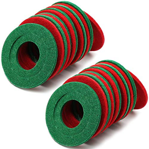 TKDMR Rondelle in fibra anticorrosione per terminale della batteria, protezione per terminali della batteria, protezione per batteria auto, protezione contro la corrosione (24, rosso)